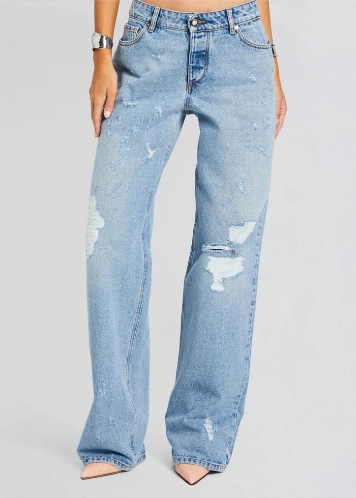 Retrofete Ophir Blue Jeans 30 Nwt $328